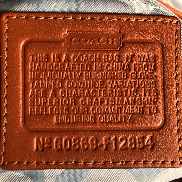 Leather Coach Purse (auth pending)